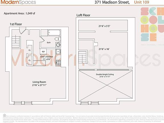 2nd image of 371 Madison St APT 109
