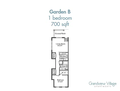 Floor plan The Caldwell - Garden
