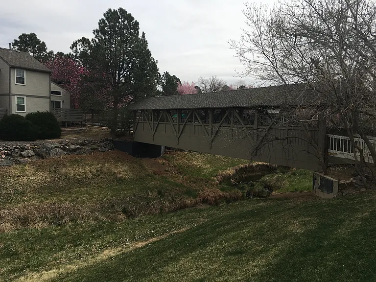 Covered bridge over Little Dry