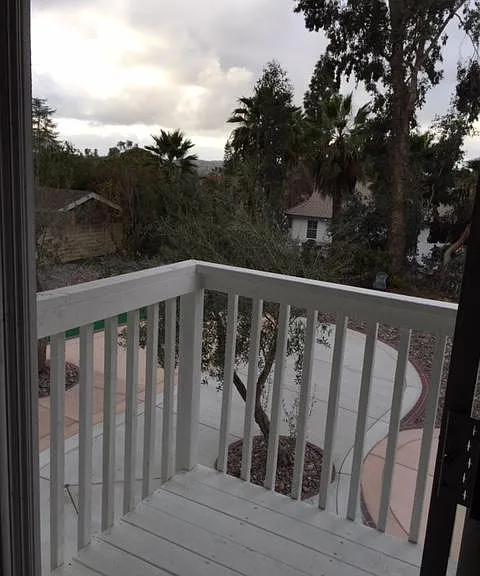 Deck off master bedroom