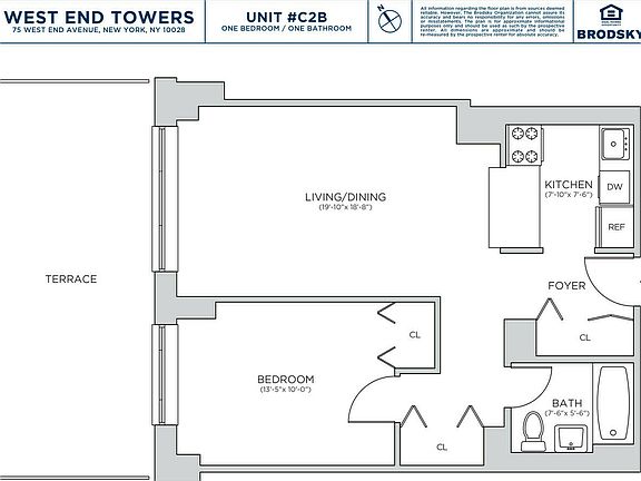 2nd image of 75 W End Ave APT C2b