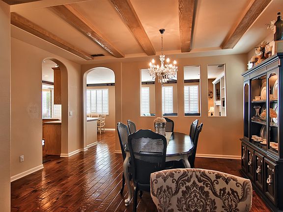 Dining Room w/ Beam Ceiling