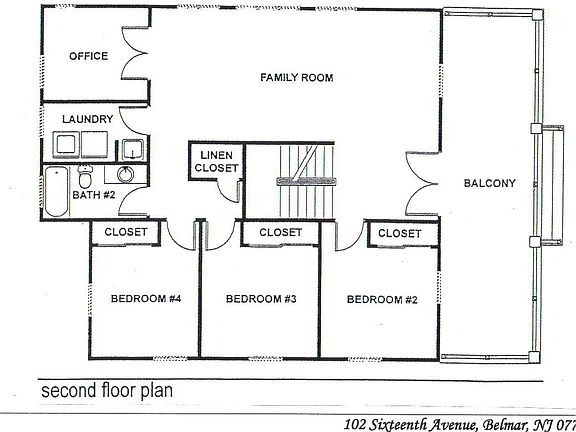2nd Floor Floor Plan