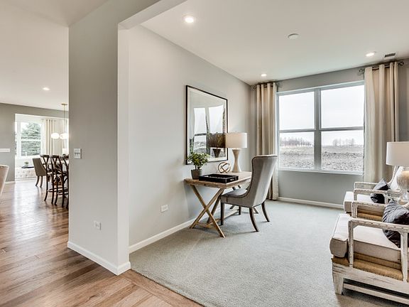 Flex Room Home Office Located off the Foyer