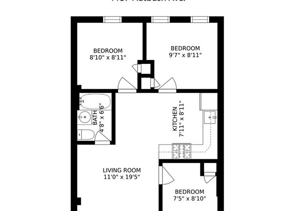 2nd image of 1137 Flatbush Ave APT 3R