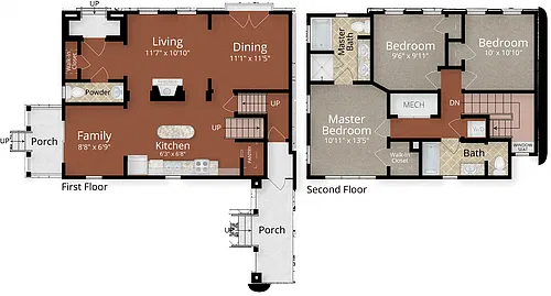 Floor plan Affordable 3 Bed ADU 50MFI