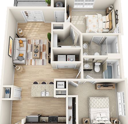 Apartment floorplan