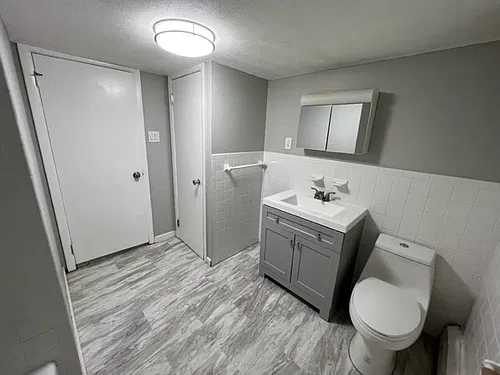 Floor plan Basement Unit - One Bedroom