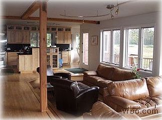 from living toward kitchen