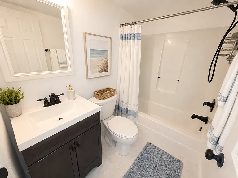 Bathroom 2. Virtually Staged for illustrative purposes only. Rental is unfurnished.