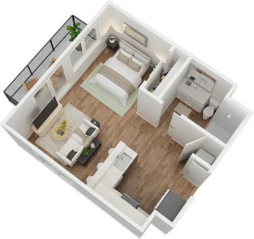 Floor plan The Cassette