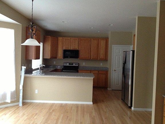 Kitchen with granite counter top