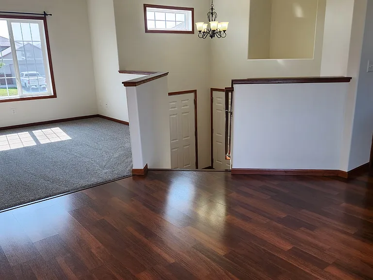 Upstairs living area