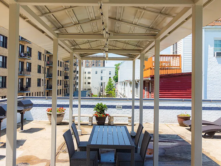 Outdoor pool patio