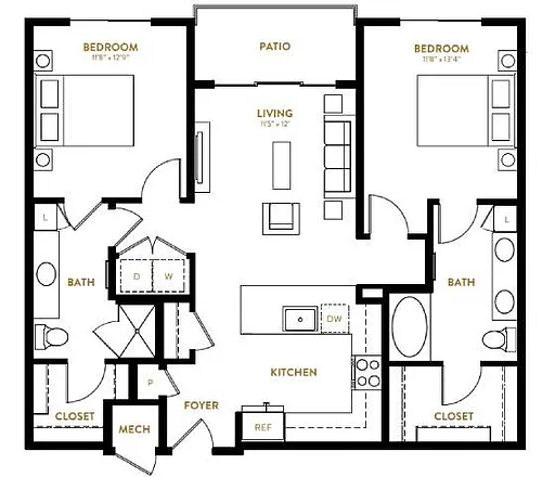 Floor plan B2