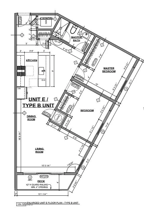 Floor plan 2 Bed 1 Bed