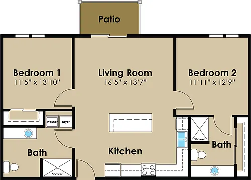 Floor plan 2X15