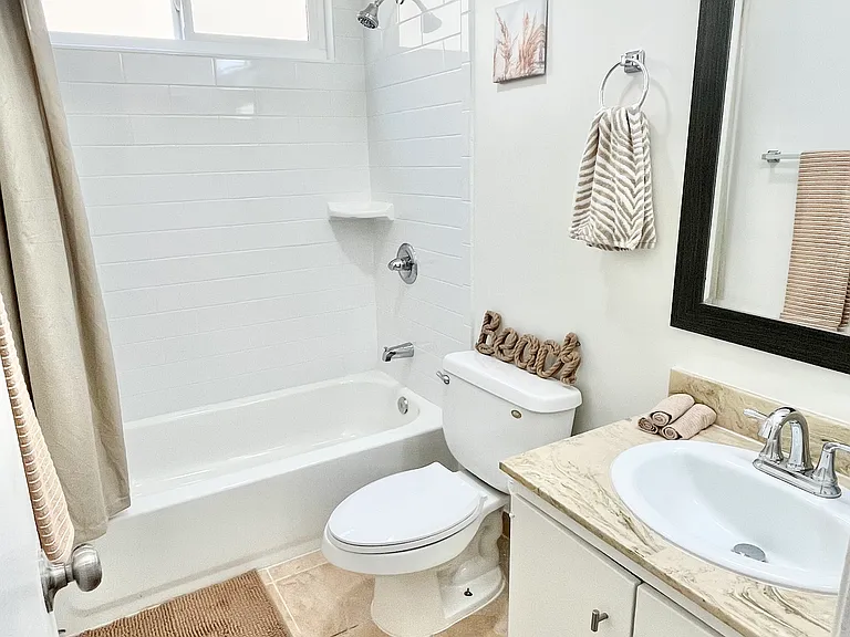 Hallway Bathroom.