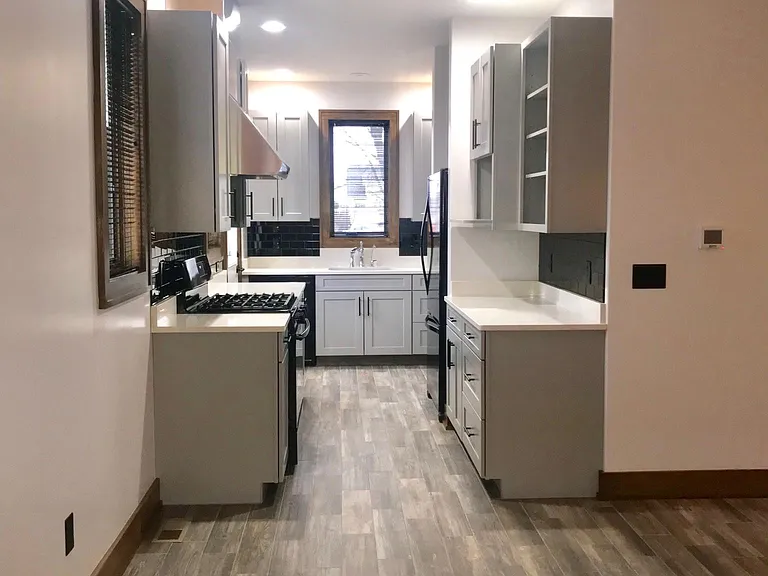 living room to kitchen