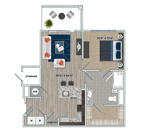 Floor plan A1C