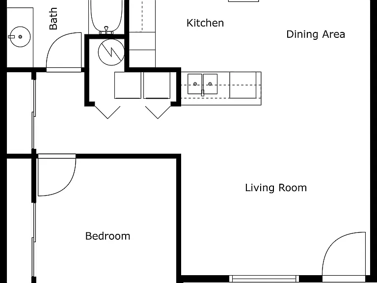 1 Bedroom 1 Bedroom