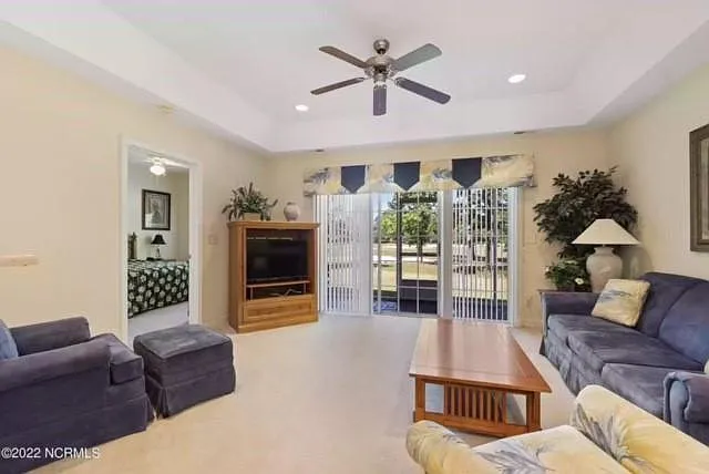 Living room to porch view