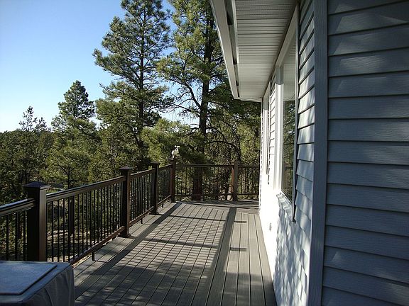 Decking off of living room