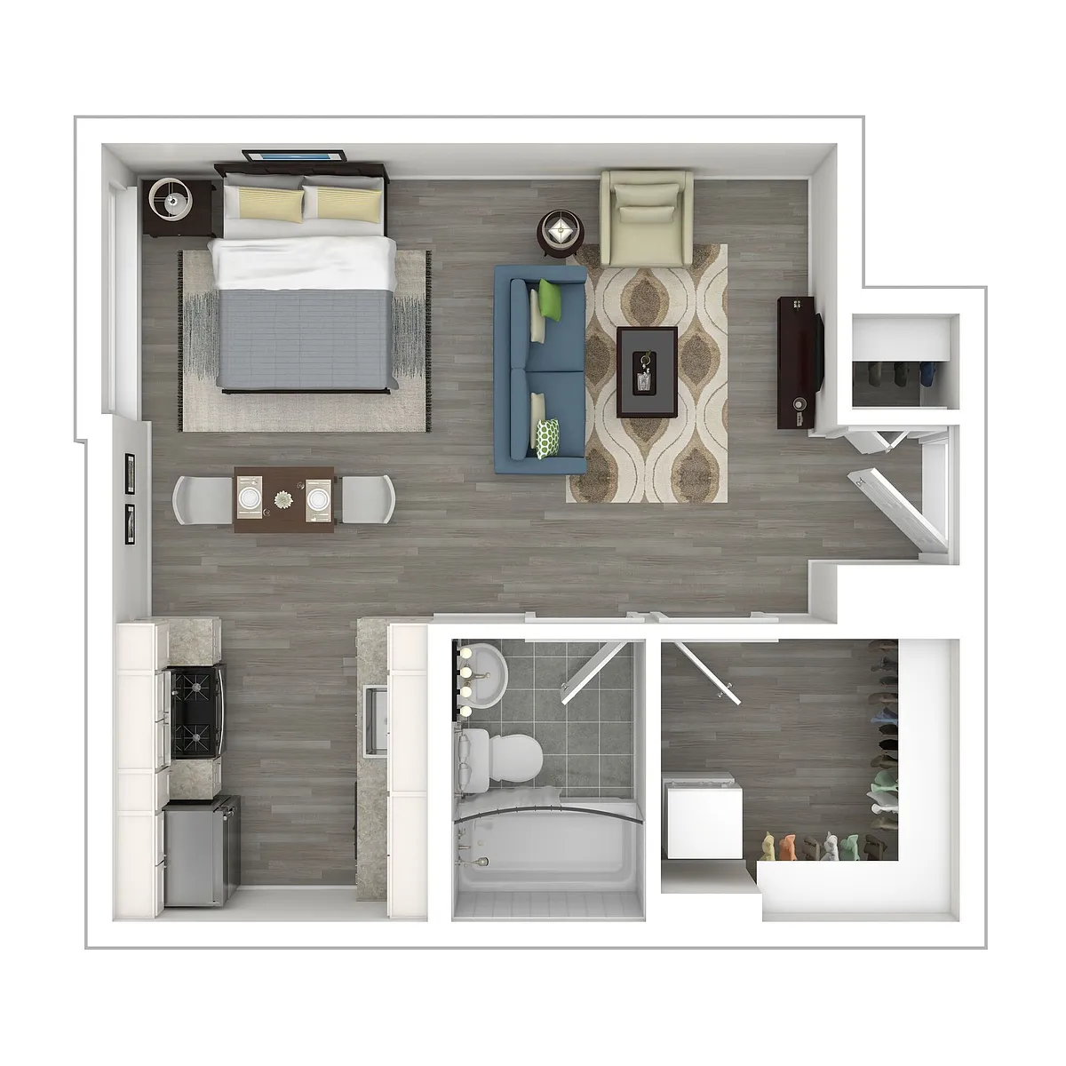 Floor plan Studio G