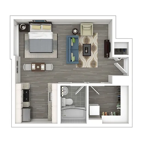 Floor plan Studio G