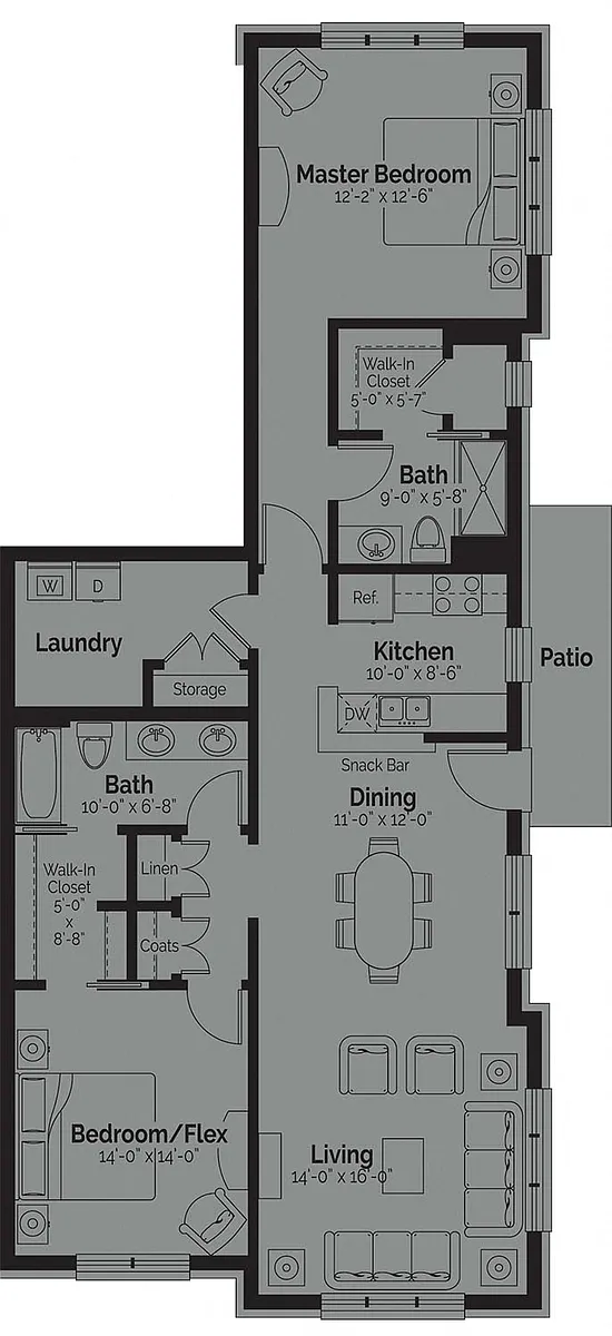 Floor plan Kellogg