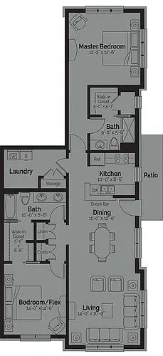 Floor plan Kellogg