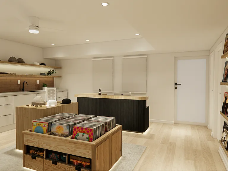 Bi-Level Live/Work Space