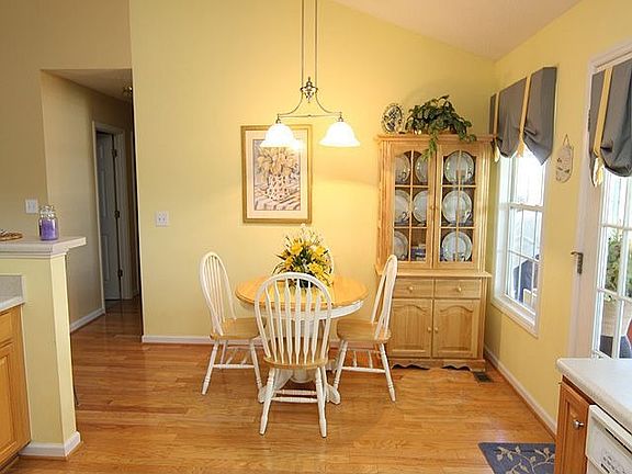 Cozy breakfast nook with lots of natural light