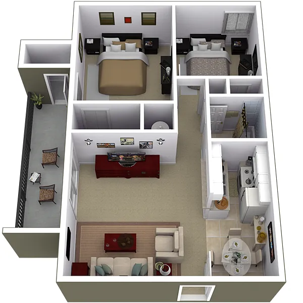 Floor plan Santa Fe