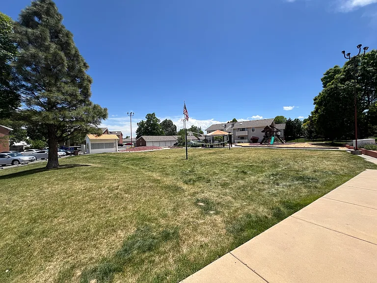 Volleyball area.
