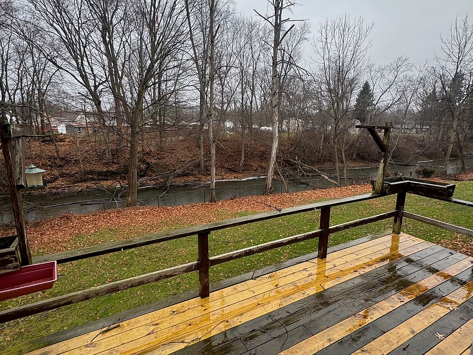 Deck view with Mahoning River in back.