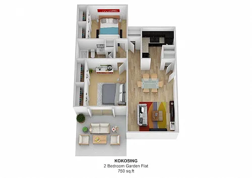 Floor plan Kokosing