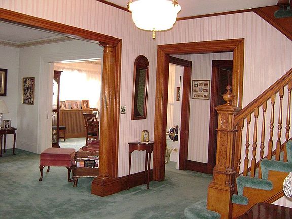 Elegant Reception Area - Parlor to Left w/ Dining Room Beyond