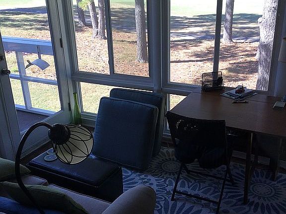 Sunroom / golf course view