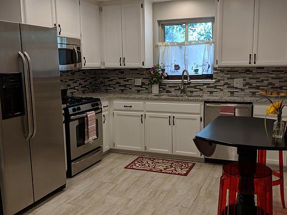 Upstairs kitchen.