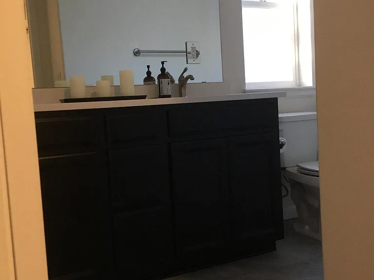 Another view of shared bathroom upstairs