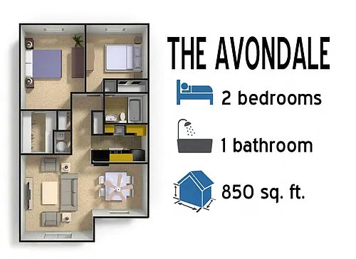 Floor plan The Avondale