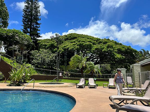 Bldg B seen from pool