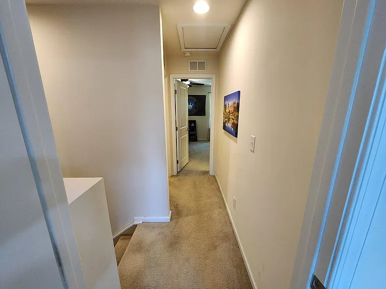 View from master bedroom to guest bedroom