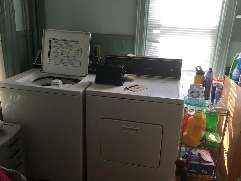 Laundry in kitchen