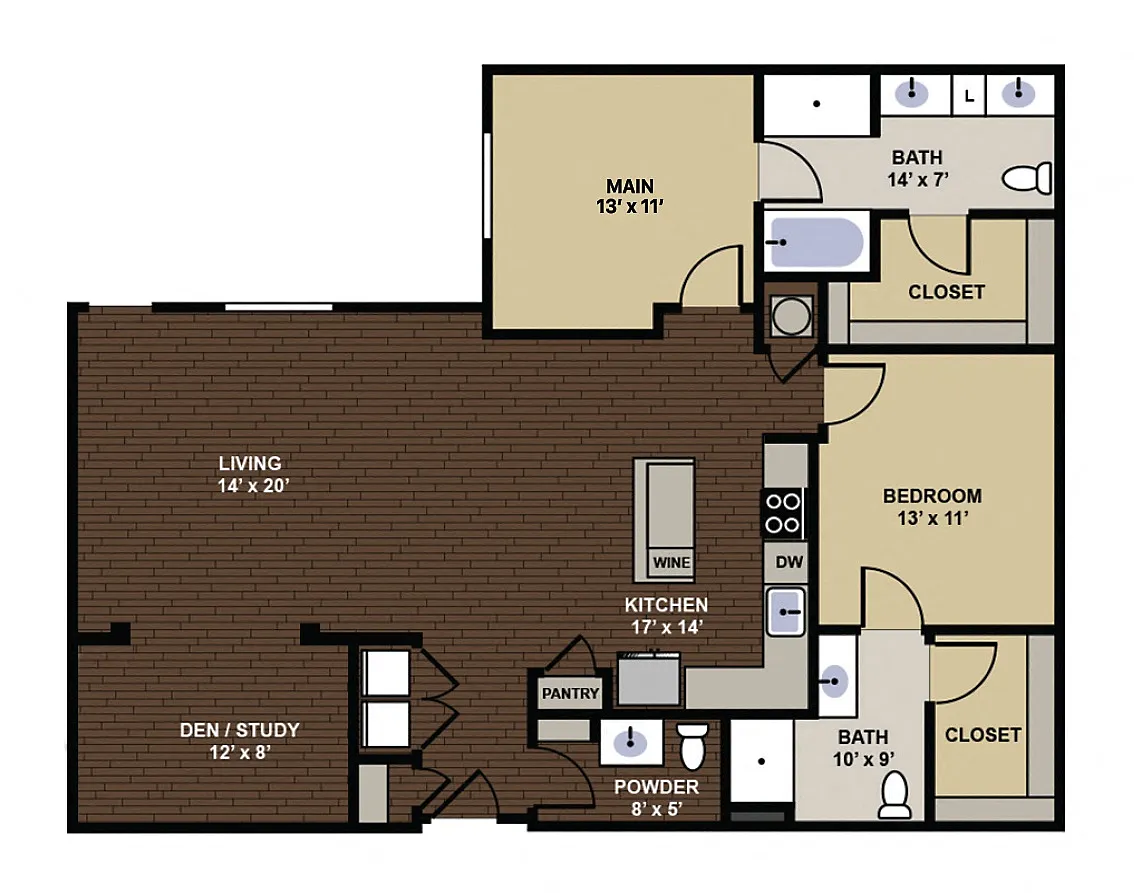 Floor plan Filmore