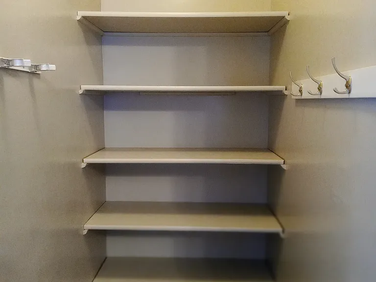 Walk in pantry in kitchen