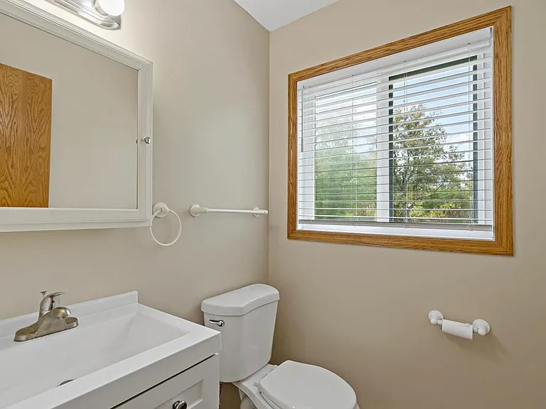 Main level half bath