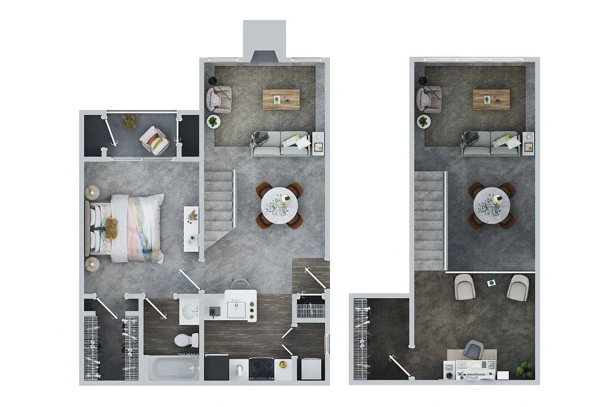 Floor plan Warner West W/Loft