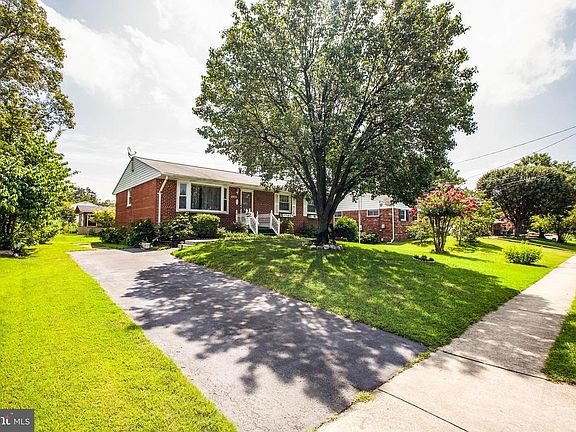 The mature trees provide shade and charm